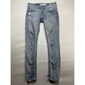 BKE Buckle Women's Stella Distressed Skinny Jeans - Size 26S (30x29) *READ*